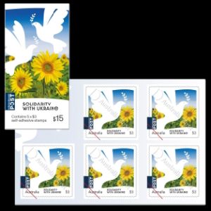 Solidarity with Ukraine self-adgesive stamp of Australia 2024