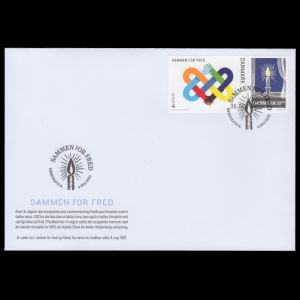 PEACE - The Highest Value of Humanity, EUROPA 2023, postmark of Denmark