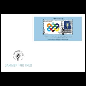 PEACE - The Highest Value of Humanity, EUROPA 2023, postmark of Denmark