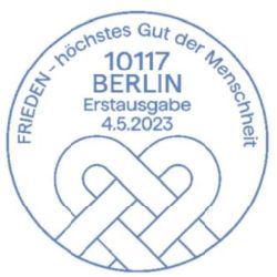 PEACE - The Highest Value of Humanity, EUROPA 2023, stamps of Germany