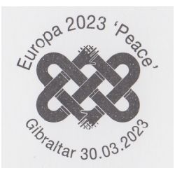 PEACE - The Highest Value of Humanity, EUROPA 2023, stamps of Gibraltar