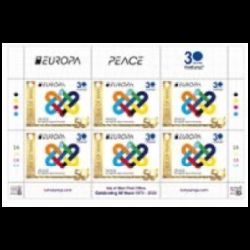 PEACE - The Highest Value of Humanity, EUROPA 2023, stamp of isle_of_man