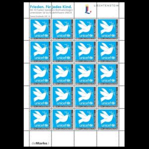 Solidarity stamps to Support Ukraine of Liechtenstein 2002