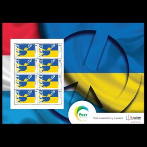 Solidarity stamps to Support Ukraine of Luxembourg 2002