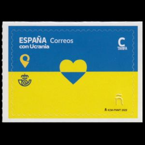 Support for Ukraine on stamps of Spain 2022